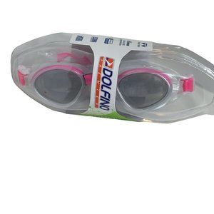 Dolfino Striker Silicone Swim Goggles Adult Ages 12+ UV400 Protection Latex Free